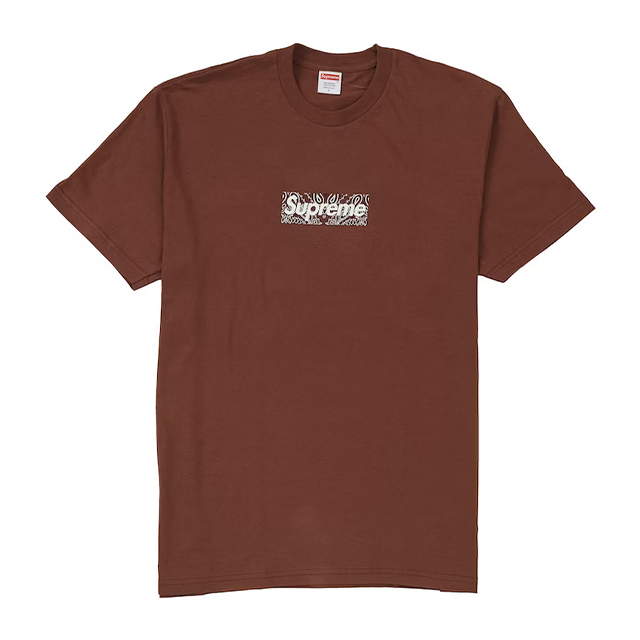 Brown Shirt Supreme Logo
