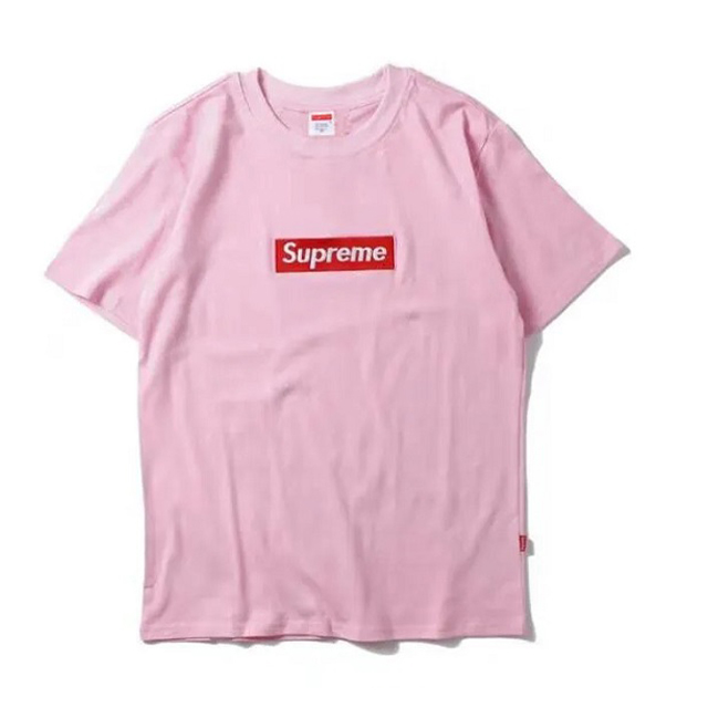 Pink Shirt Supreme Logo